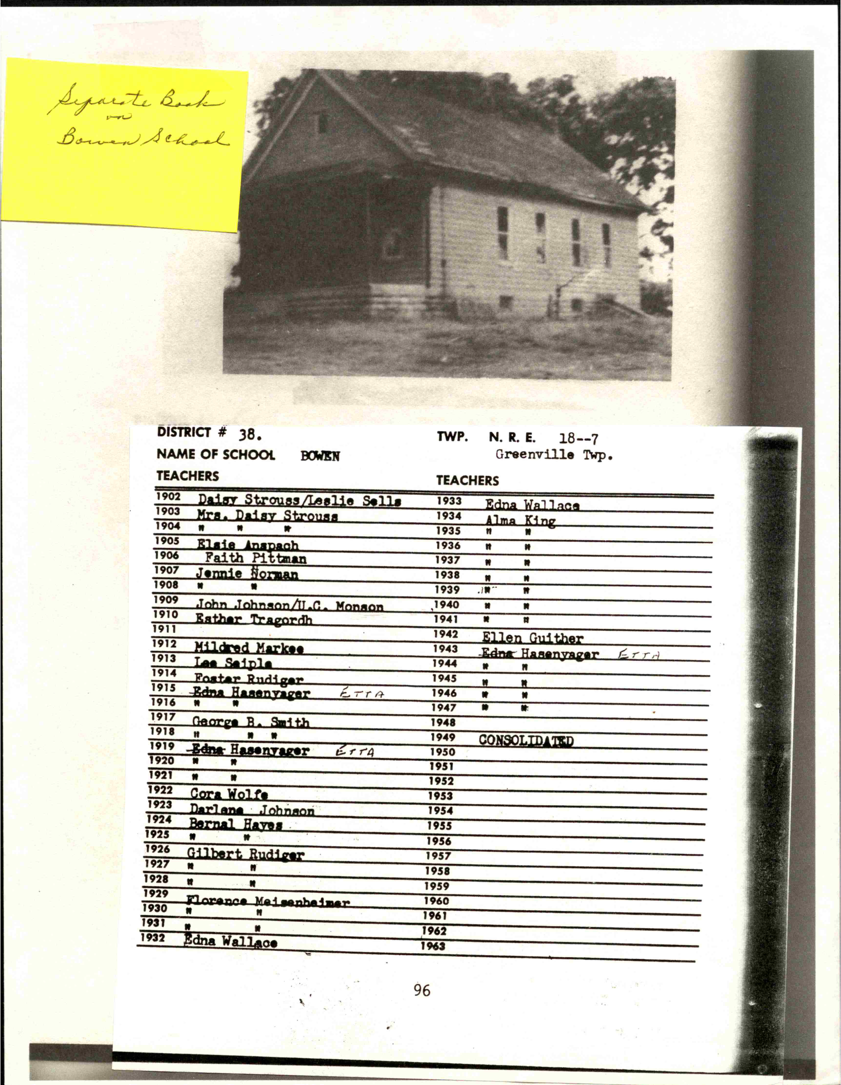 Album 14 MANLIUS TOWNSHIP (1) ONE ROOM SCHOOLS Page 090
