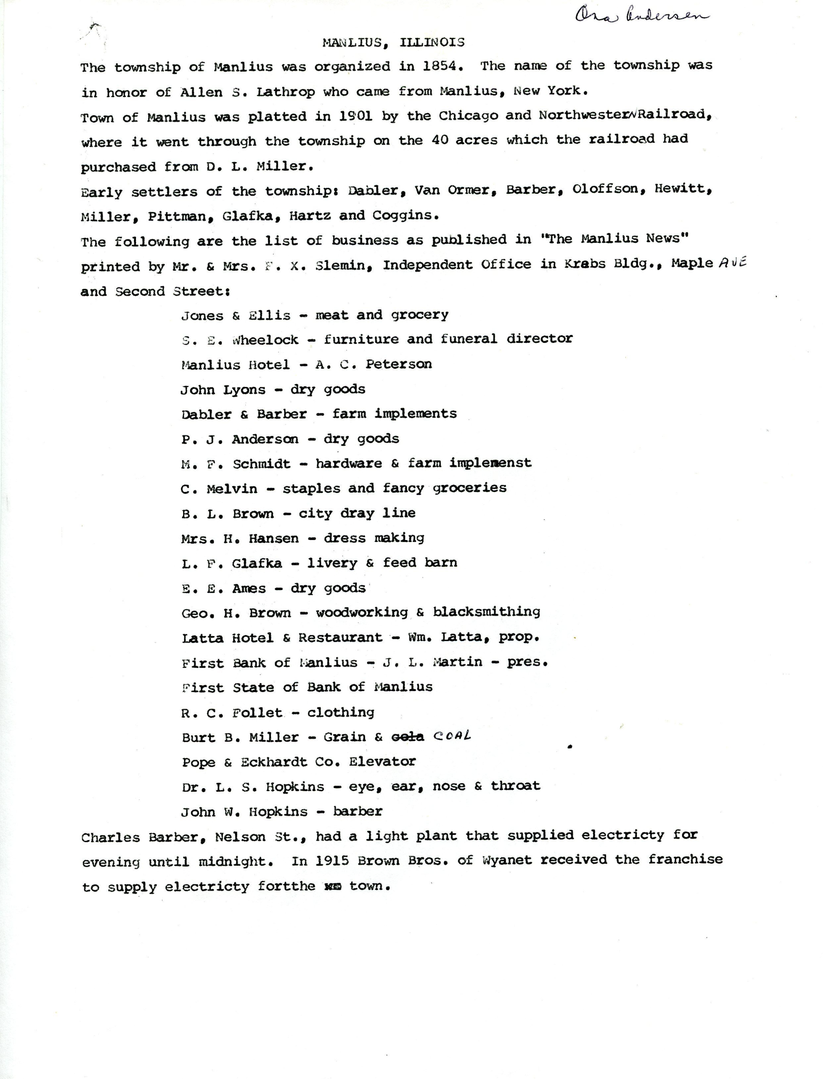 Album 4 EARLY HISTORY OF MANLIUS, Page 034