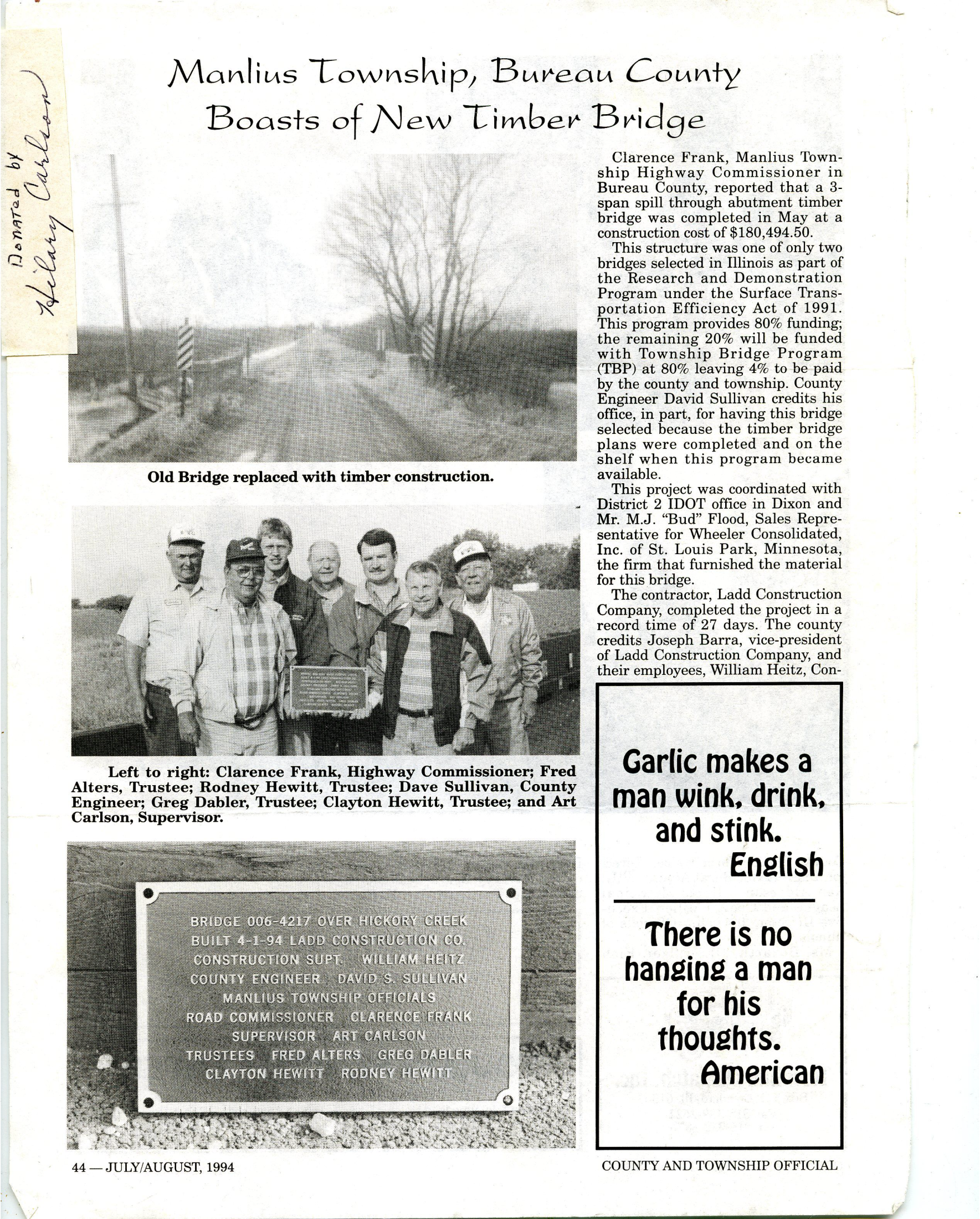 Album 4 EARLY HISTORY OF MANLIUS TOWNSHIP