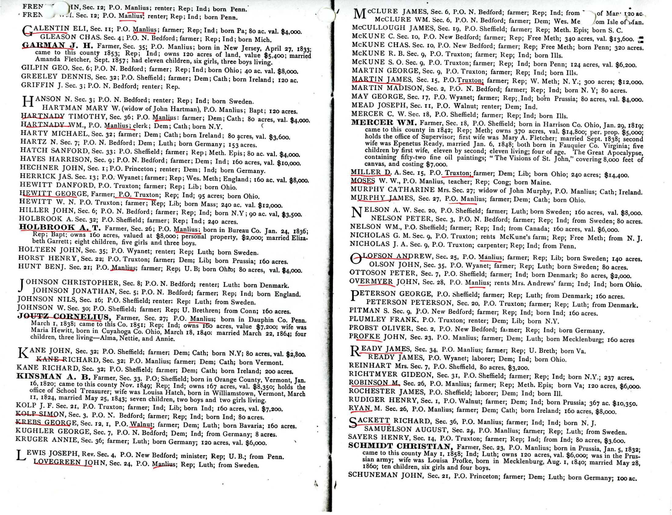 Album 4 EARLY HISTORY OF MANLIUS TOWNSHIP