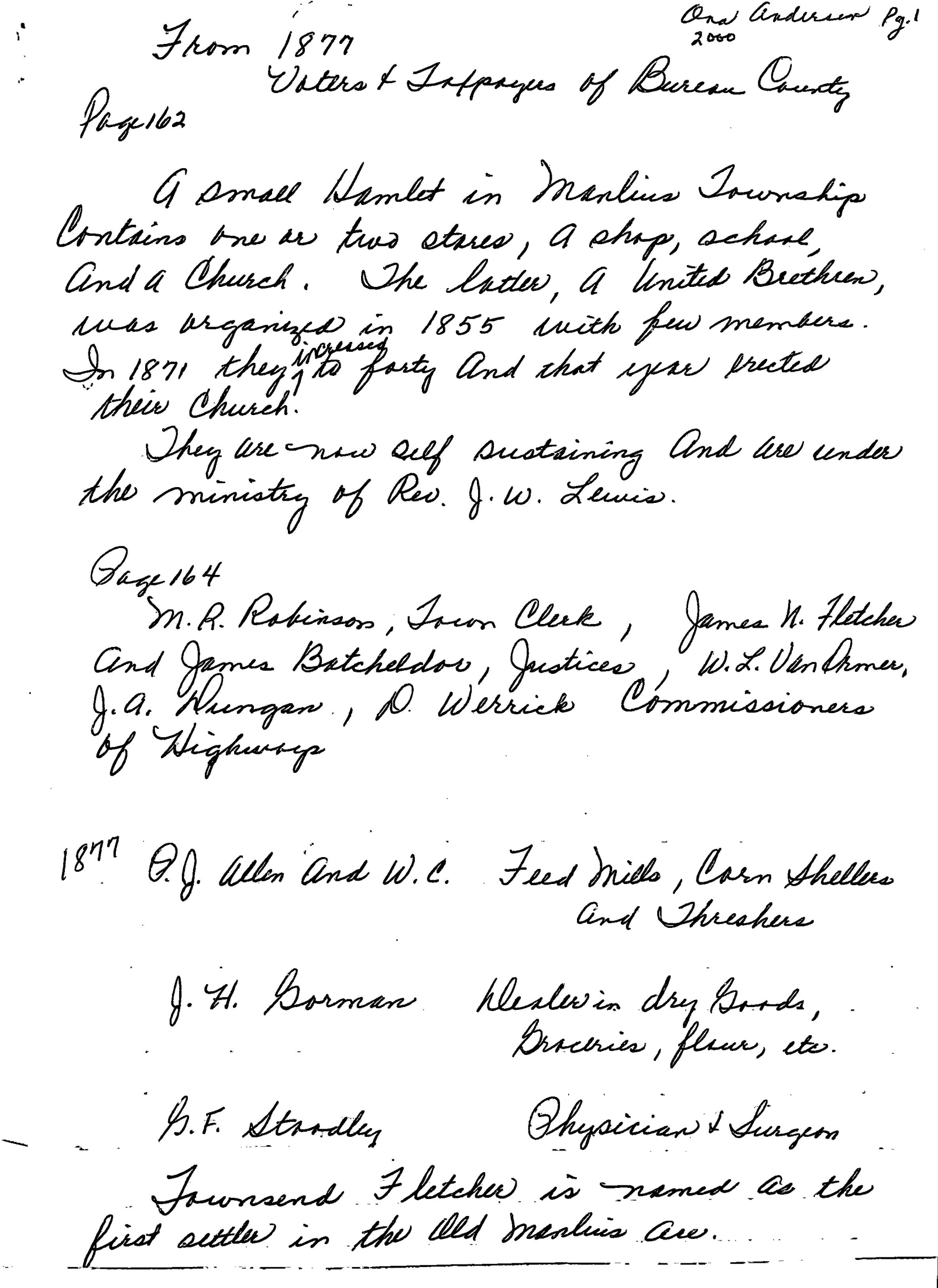 Album 4 EARLY HISTORY OF MANLIUS TOWNSHIP